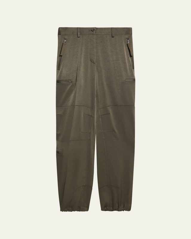 Fluid-Satin Flight Pants